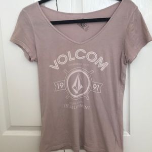 Volcom tees soft pink